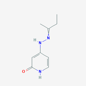 4-[2-(Butan-2-ylidene)hydrazinyl]pyridin-2(1H)-one