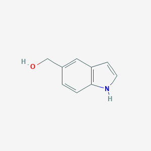 molecular formula C9H9NO B086272 （1H-吲哚-5-基）甲醇 CAS No. 1075-25-8