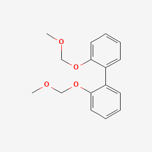 molecular formula C16H18O4 B8627232 1,1'-Biphenyl, 2,2'-bis(methoxymethoxy)- CAS No. 121169-22-0
