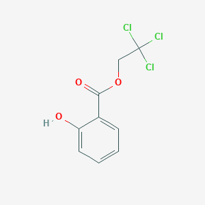 molecular formula C9H7Cl3O3 B8627237 2,2,2-Trichloroethyl 2-hydroxybenzoate CAS No. 56529-85-2