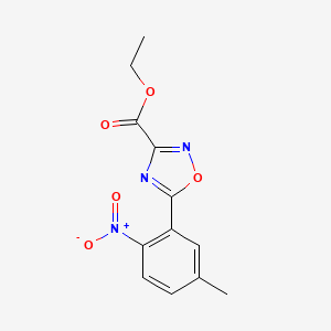 Ethyl 5-(5-methyl-2-nitro-phenyl)-1,2,4-oxadiazole-3-carboxylate