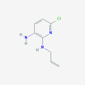 molecular formula C8H10ClN3 B8627297 6-Chloro-N-(prop-2-en-1-yl)pyridine-2,3-diamine 