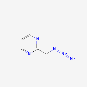 molecular formula C5H5N5 B8627320 2-Azidomethyl-pyrimidine 