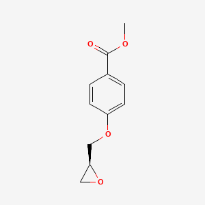 molecular formula C11H12O4 B8627329 Benzoic acid, 4-[(2S)-oxiranylmethoxy]-, methyl ester CAS No. 154872-58-9