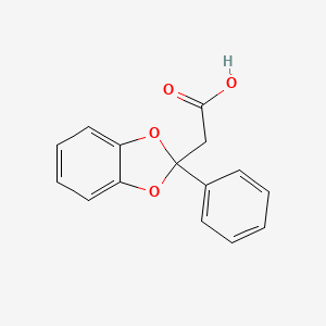 2-Phenyl-1,3-benzodioxole-2-acetic acid