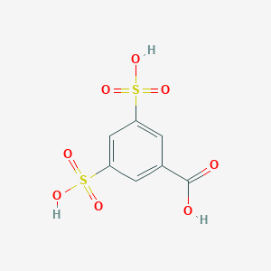 molecular formula C7H6O8S2 B086274 Benzoic acid, 3,5-disulfo- CAS No. 121-48-2