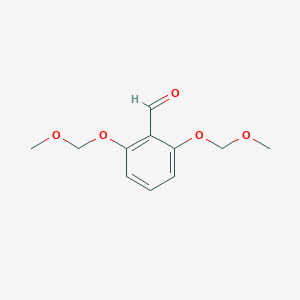 molecular formula C11H14O5 B8627458 2,6-Bis(methoxymethoxy)benzaldehyde 
