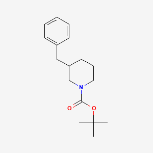 molecular formula C17H25NO2 B8627475 1-(t-Butoxycarbonyl)-3-benzylpiperidine 
