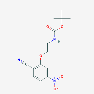 Tert-butyl (2-(2-cyano-5-nitrophenoxy)ethyl)carbamate