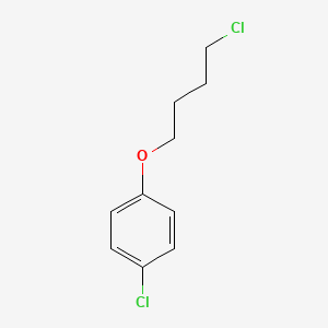 molecular formula C10H12Cl2O B8627553 1-Chloro-4-(4-chlorobutoxy)benzene 