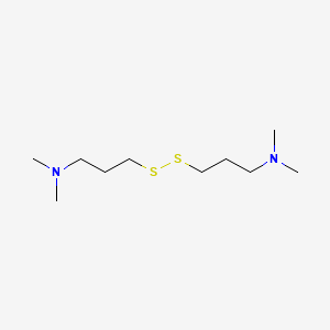 molecular formula C10H24N2S2 B8627562 3,3'-Disulfanediylbis(n,n-dimethylpropan-1-amine) CAS No. 31060-90-9
