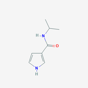 molecular formula C8H12N2O B8627646 N-isopropyl-1H-pyrrole-3-carboxamide 
