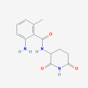 2-amino-N-(2,6-dioxo-piperidin-3-yl)-6-methyl-benzamide