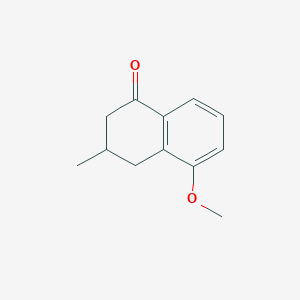 molecular formula C12H14O2 B8627683 5-methoxy-3-methyl-3,4-dihydro-2H-naphthalen-1-one 