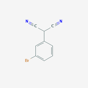 molecular formula C9H5BrN2 B8627719 2-(3-Bromophenyl)malononitrile CAS No. 297745-45-0