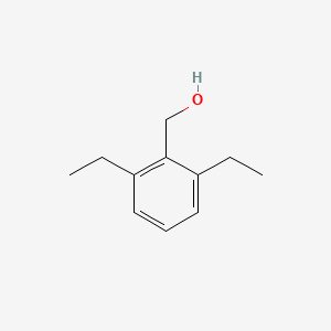 molecular formula C11H16O B8627720 (2,6-Diethylphenyl)methanol 
