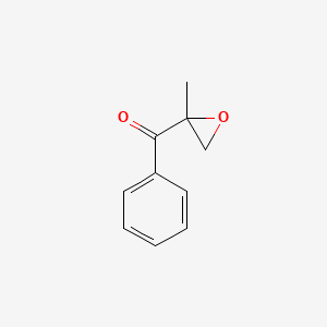 molecular formula C10H10O2 B8627887 (2-Methyloxiran-2-yl)(phenyl)methanone CAS No. 49837-27-6