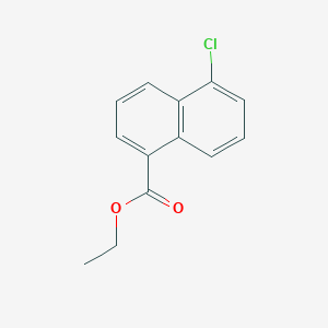 molecular formula C13H11ClO2 B8627969 Ethyl 5-chloro-1-naphthoate 