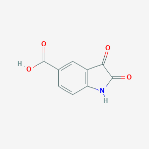 molecular formula C9H5NO4 B086280 2,3-Dioxoindoline-5-carboxylic acid CAS No. 25128-32-9