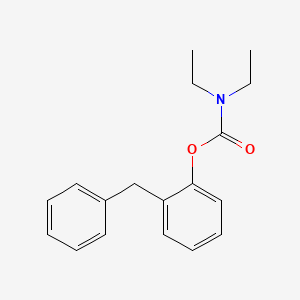 molecular formula C18H21NO2 B8628027 (2-benzylphenyl) N,N-diethylcarbamate 