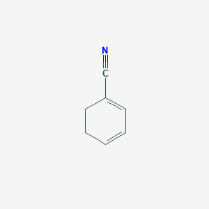 molecular formula C7H7N B8628101 Cyclohexa-1,3-diene-1-carbonitrile CAS No. 15145-06-9