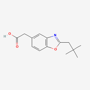 2-(2-Neopentylbenzo[d]oxazol-5-yl)acetic acid