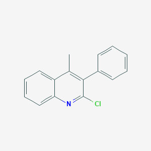molecular formula C16H12ClN B8628141 2-Chloro-4-methyl-3-phenylquinoline CAS No. 89081-06-1