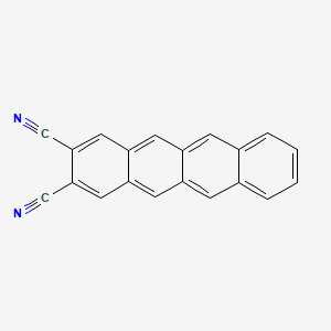 molecular formula C20H10N2 B8628300 2,3-Naphthacenedicarbonitrile CAS No. 127587-54-6
