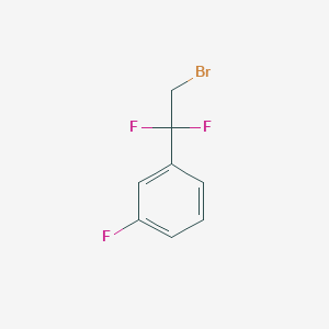 1-(2-Bromo-1,1-difluoroethyl)-3-fluorobenzene
