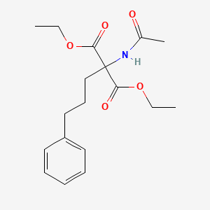 Diethyl acetamido(3-phenylpropyl)propanedioate