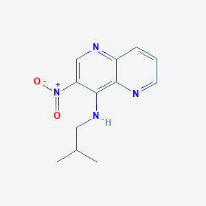 B8628432 N-(2-Methylpropyl)-3-nitro-1,5-naphthyridin-4-amine CAS No. 227318-67-4