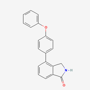 1h-Isoindol-1-one,2,3-dihydro-4-(4-phenoxyphenyl)-