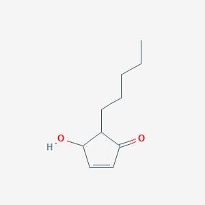 4-Hydroxy-5-pentylcyclopent-2-en-1-one