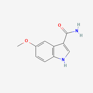 molecular formula C10H10N2O2 B8628510 5-methoxy-1H-indole-3-carboxamide 