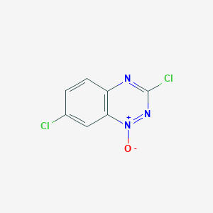 molecular formula C7H3Cl2N3O B8628535 3,7-Dichloro-1,2,4-benzotriazine 1-oxide CAS No. 18671-94-8