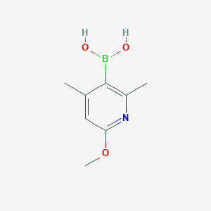 molecular formula C8H12BNO3 B8628560 (6-Methoxy-2,4-dimethylpyridin-3-yl)boronic acid 