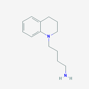 molecular formula C13H20N2 B8628614 1-(4-Aminobutyl)-1,2,3,4-tetrahydroquinoline 