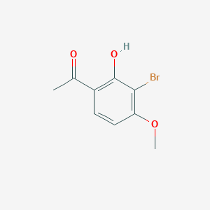 molecular formula C9H9BrO3 B8628706 1-(3-Bromo-2-hydroxy-4-methoxyphenyl)ethanone CAS No. 39503-62-3