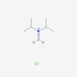 molecular formula C7H16ClN B8628727 N,N-Di(propan-2-yl)methaniminium chloride CAS No. 62393-52-6