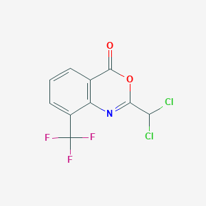 2-(Dichloromethyl)-8-(trifluoromethyl)-4H-3,1-benzoxazin-4-one