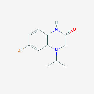 6-Bromo-4-isopropyl-3,4-dihydro-1h-quinoxalin-2-one