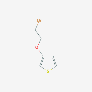 molecular formula C6H7BrOS B8628844 3-(2-Bromo)ethoxythiophene 