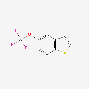 molecular formula C9H5F3OS B8628893 5-Trifluoromethoxy-benzo[b]thiophene 