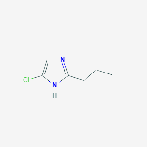 molecular formula C6H9ClN2 B8628913 5-chloro-2-propyl-1H-imidazole 
