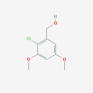 molecular formula C9H11ClO3 B8628969 2-Chloro-3,5-dimethoxybenzyl alcohol 