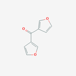 molecular formula C9H6O3 B8628980 Di-(3-furyl)ketone 