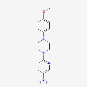 5-Amino-2-(4-[4-methoxyphenyl]piperazin-1-yl)pyridine