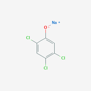 molecular formula C6H2Cl3NaO B086291 2,4,5-三氯苯酚钠 CAS No. 136-32-3
