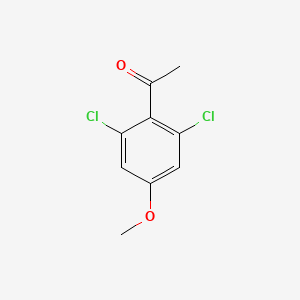 molecular formula C9H8Cl2O2 B8629125 1-(2,6-Dichloro-4-methoxyphenyl)ethanone 