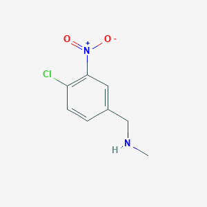 molecular formula C8H9ClN2O2 B8629141 4-Chloro-methyl-3-nitrobenzylamine CAS No. 1082846-60-3